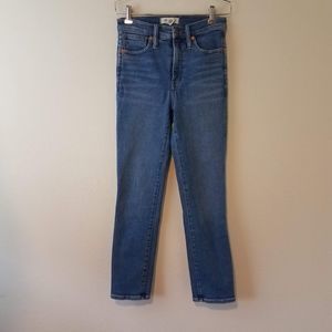 Madewell Jeans Women's 24 Stovepipe Manchester Wash Preowned AN335